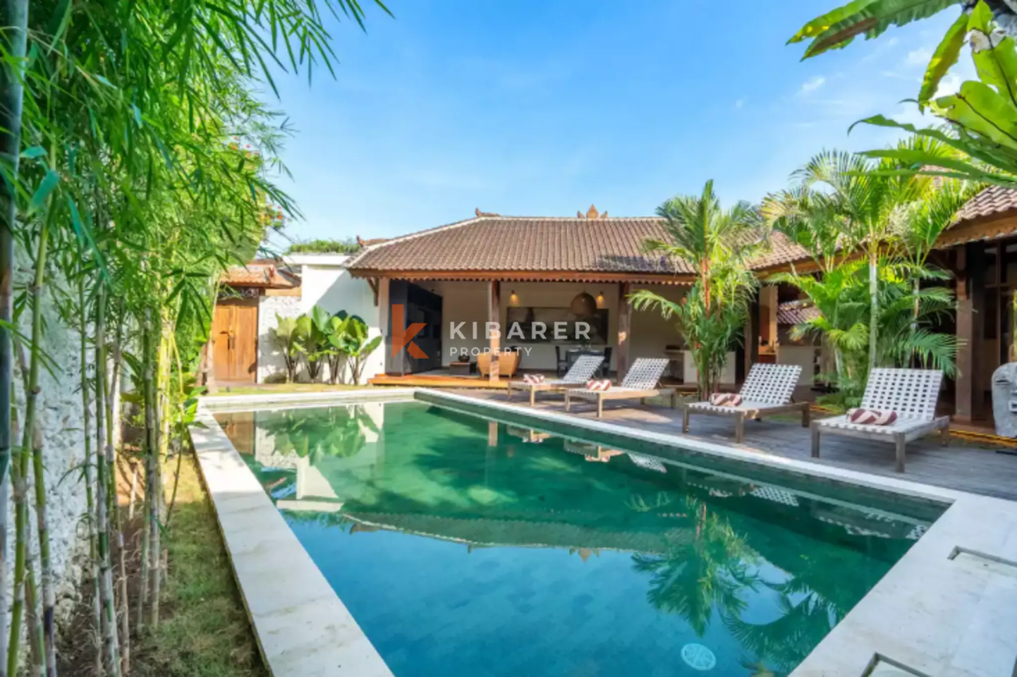 Dreamy Three Bedroom Balinese Villa with Garden Views Near Canggu — image 2