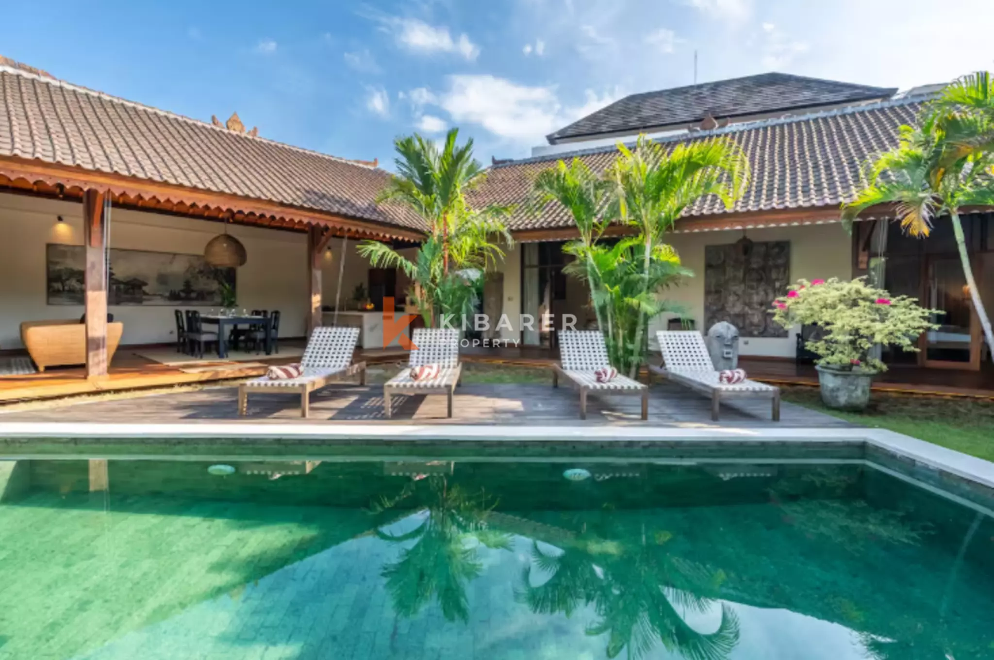Stunning 3-Bedroom Bali Villa with Garden View Near Canggu