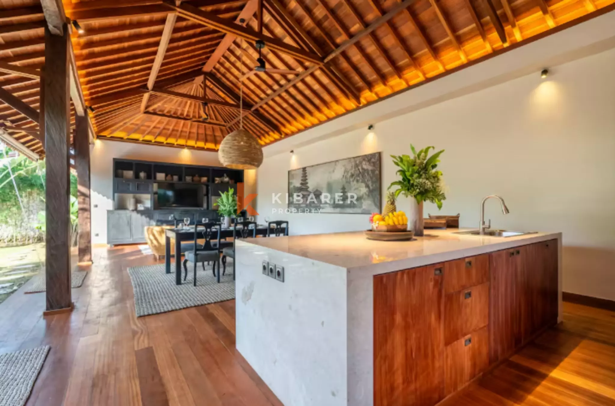 Dreamy Three Bedroom Balinese Villa with Garden Views Near Canggu — image 6