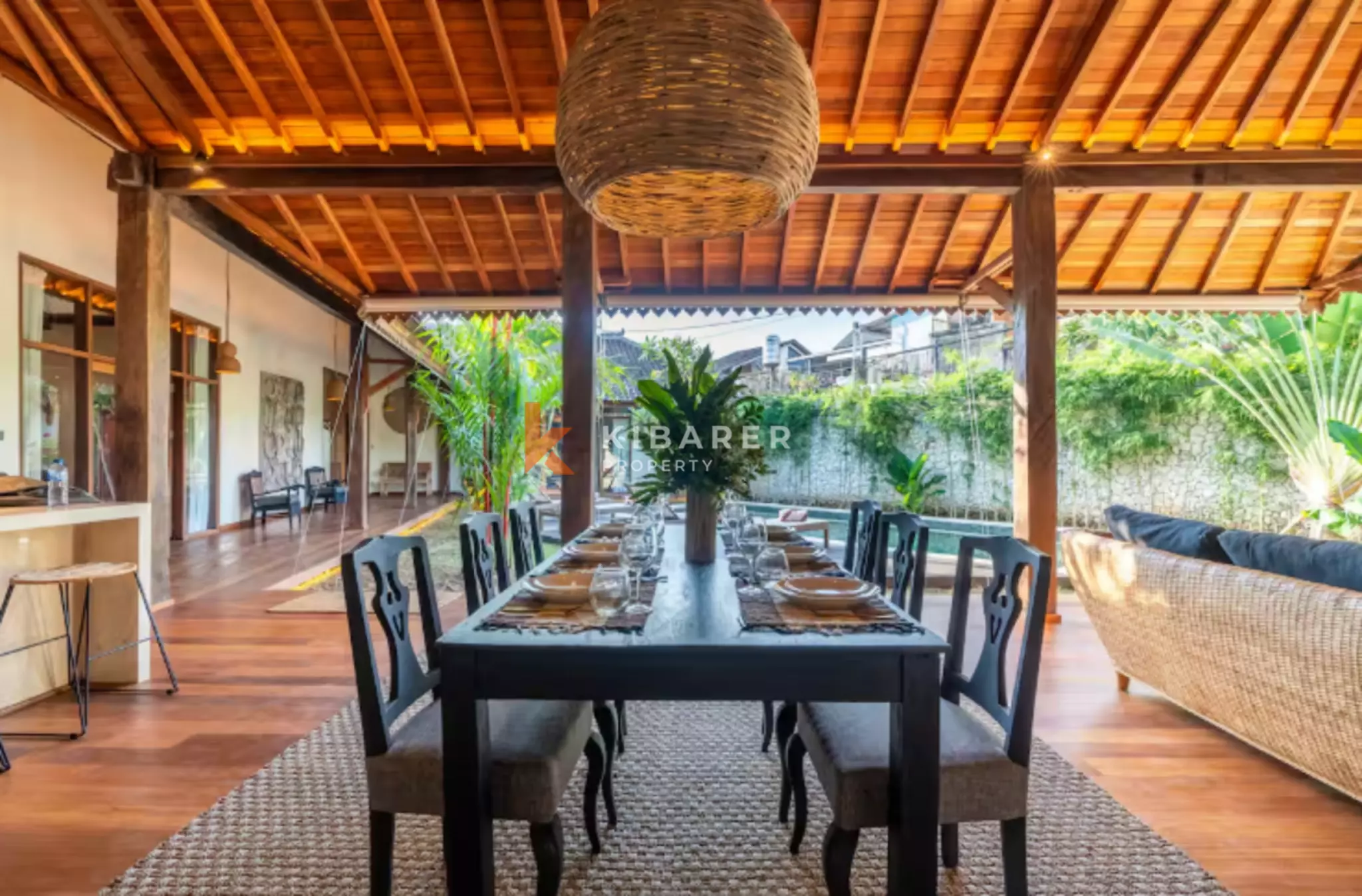 Dreamy Three Bedroom Balinese Villa with Garden Views Near Canggu — image 7