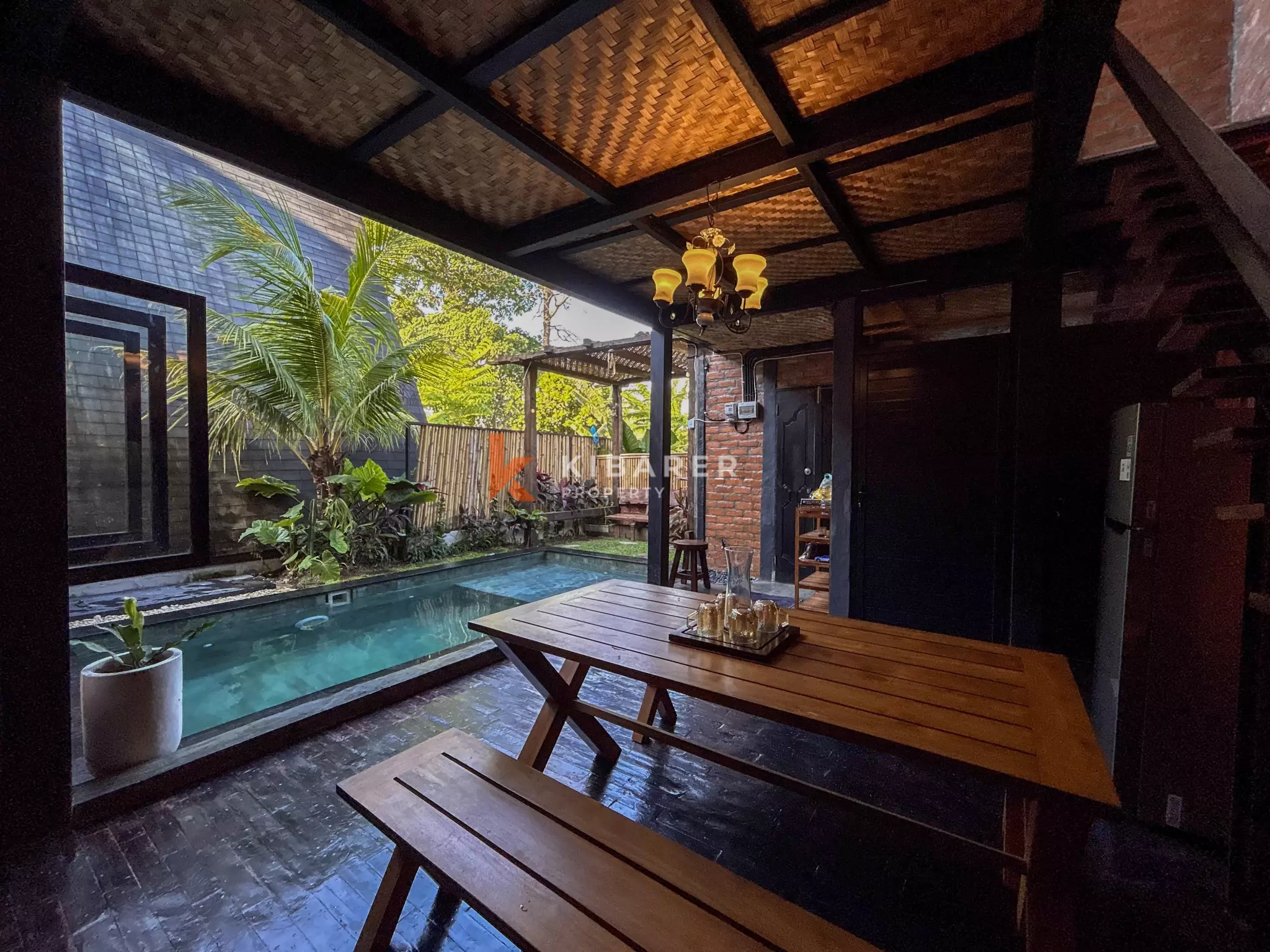 Villa Kayu Hangat Two-Bedroom with Private Pool in Kerobokan