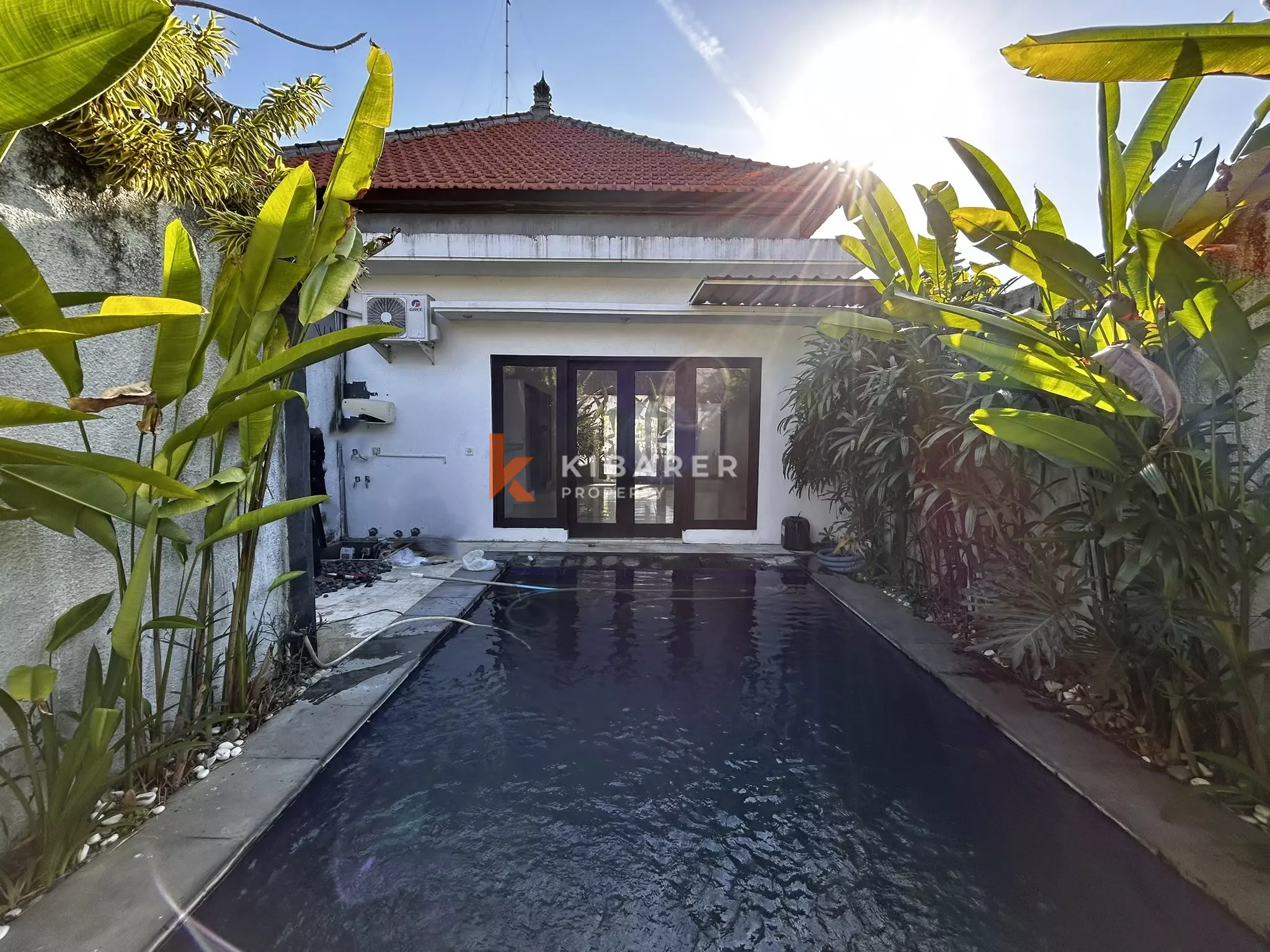Two-Bedroom Balinese Style Villa with Semi-Furnished Interiors in Seminyak