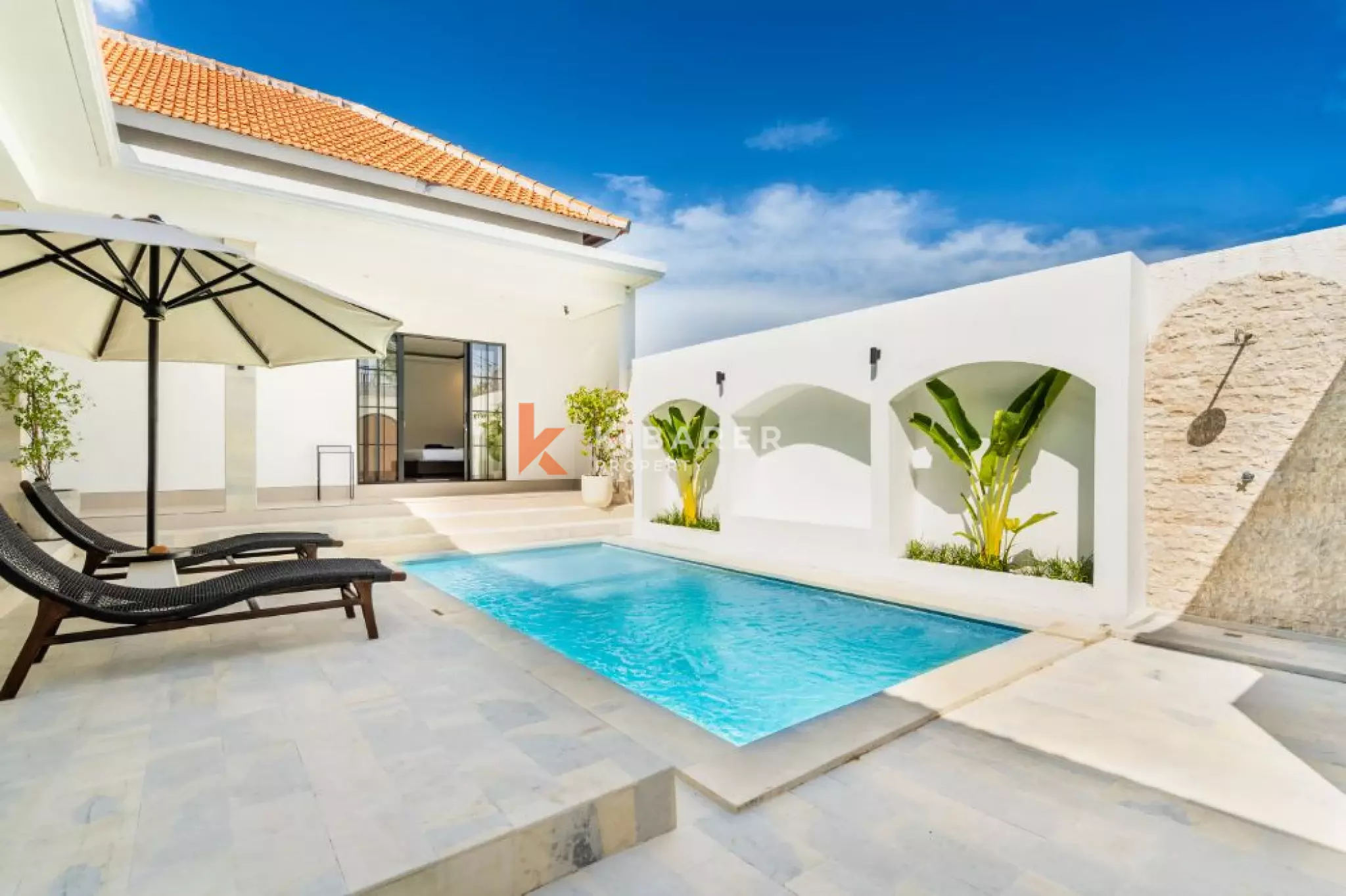 Three-Bedroom Tropical Style Villa with Swimming Pool in Canggu