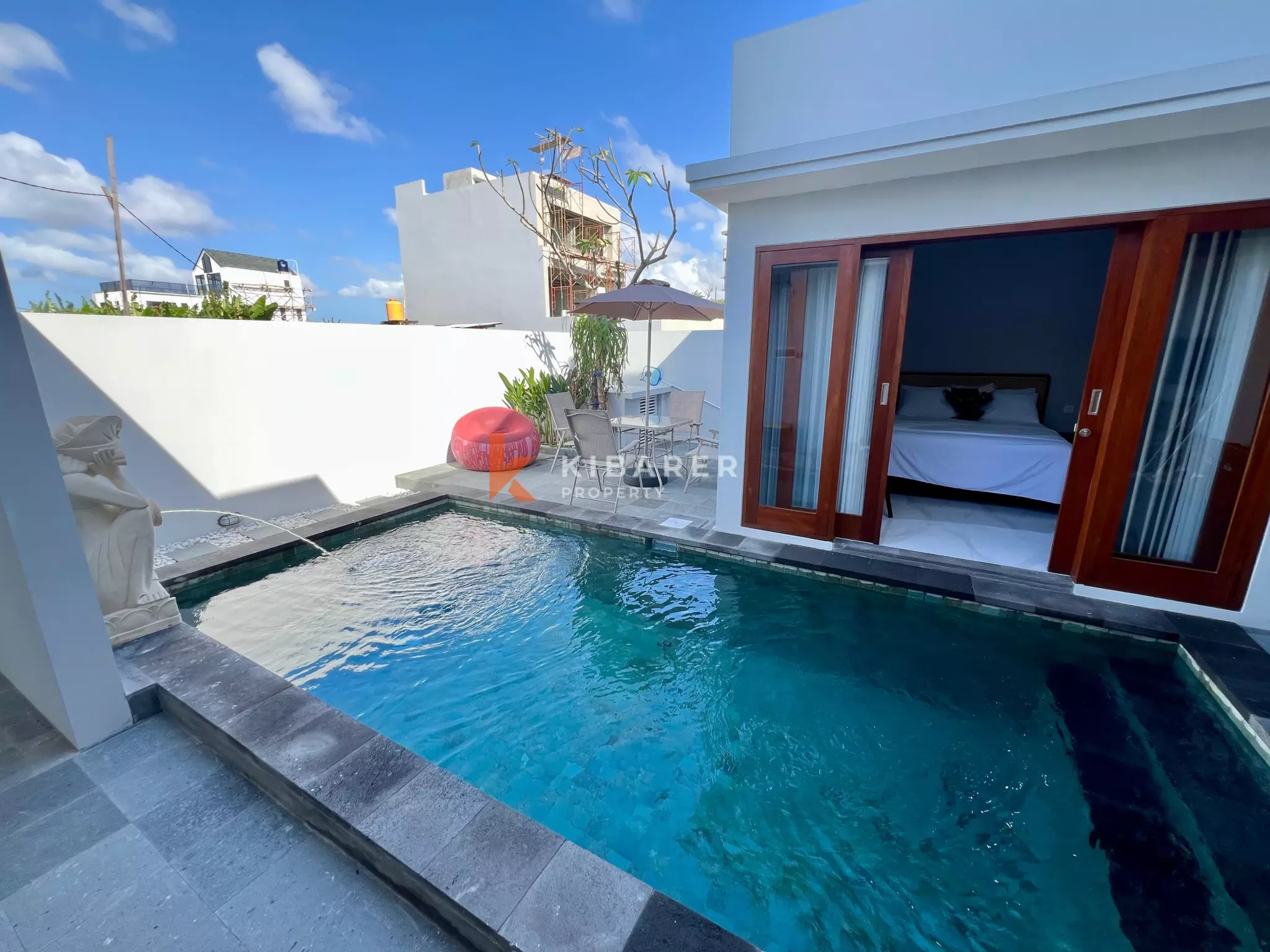 Tropical Three-Bedroom Villa with Open Living Room and Private Pool in Sanur