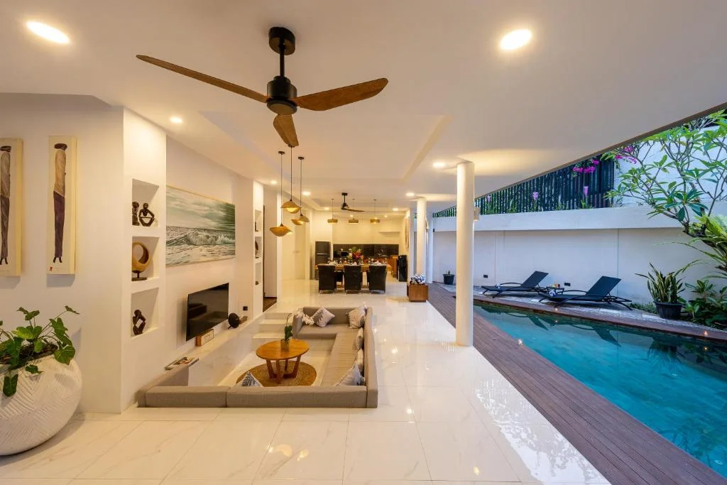 3BR Modern Villa w/ Private Pool – 150m to Double Six Beach – Seminyak – BVI7783