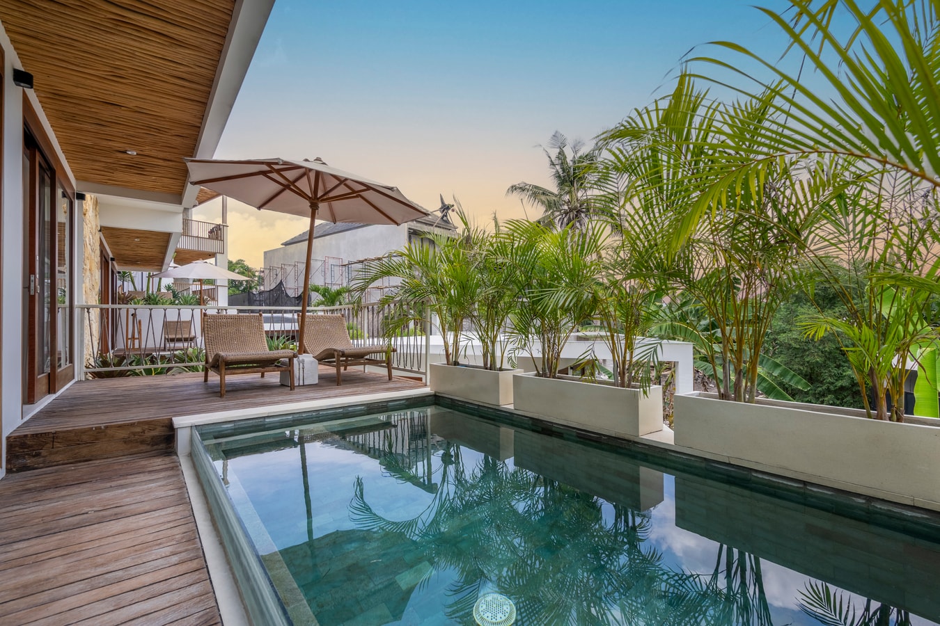 1BR Suite w/ Sunset Poolside Deck & Sunken Sofa in Canggu, Bali — image 19