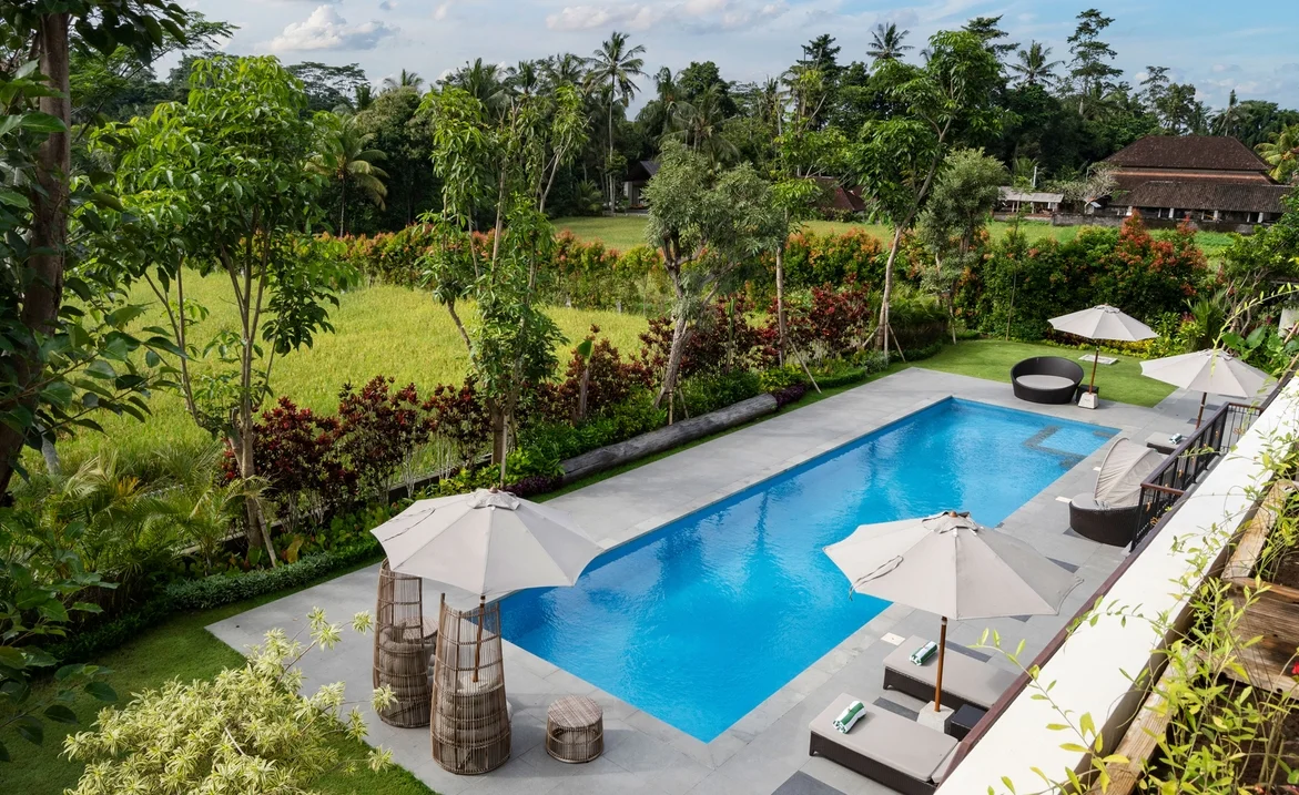 Luxury 4-Bedroom Villa in Ubud – Rooftop Event, Private Pool & Jungle View | BVI67591