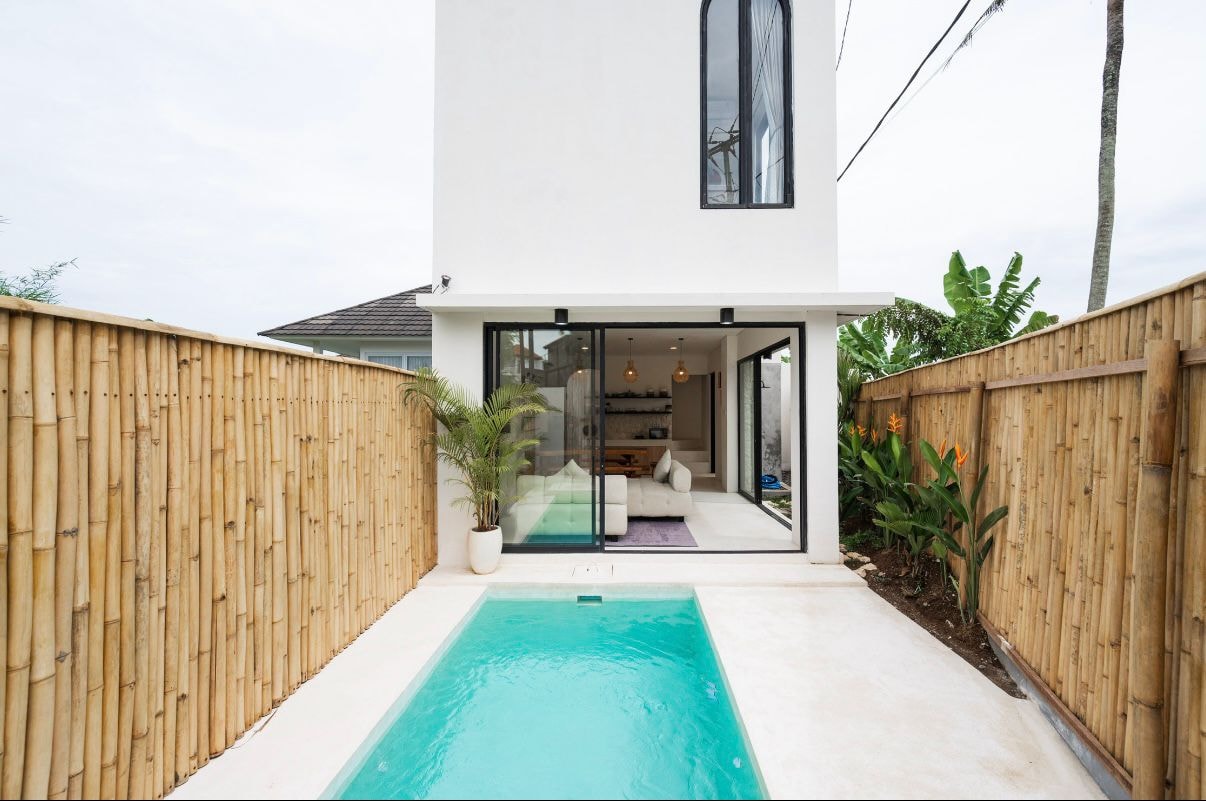 New 2BR Serene Paddy Views Villa w/ Pool in Canggu, Bali