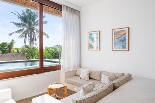 1BR Sunken Apartment | Sunset Deck & Private Pool in Canggu, Bali — image 16