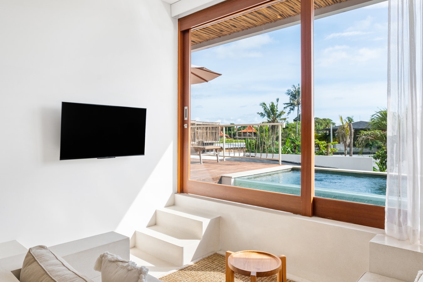 1BR Sunken Apartment | Sunset Deck & Private Pool in Canggu, Bali — image 3