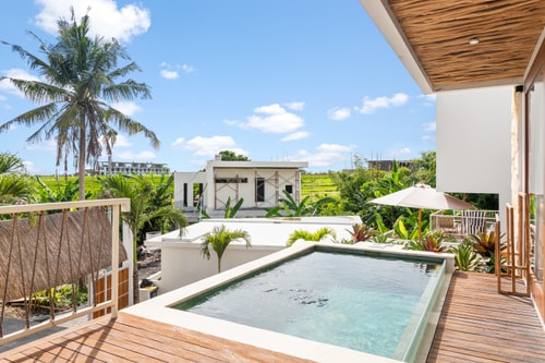 1BR Sunken Apartment | Sunset Deck & Private Pool in Canggu, Bali — image 14