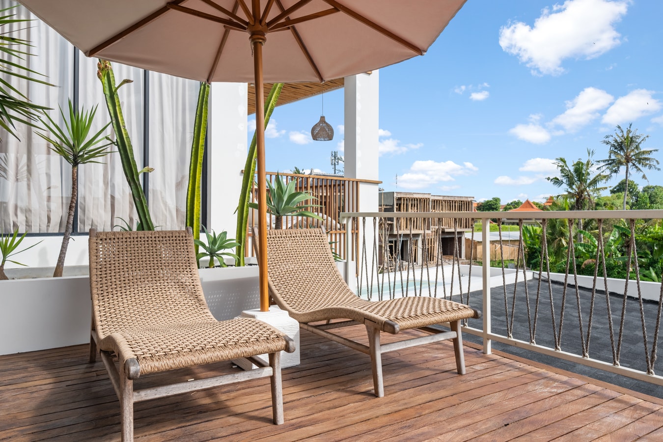 1BR Sunken Apartment | Sunset Deck & Private Pool in Canggu, Bali — image 13