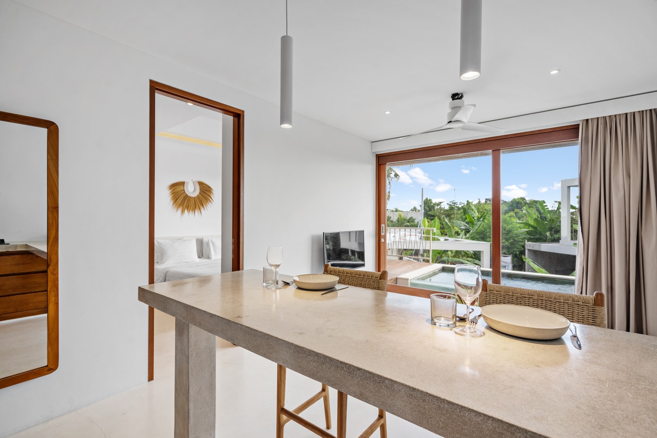 1BR Suite w/ Sunset Poolside Deck & Sunken Sofa in Canggu, Bali — image 13