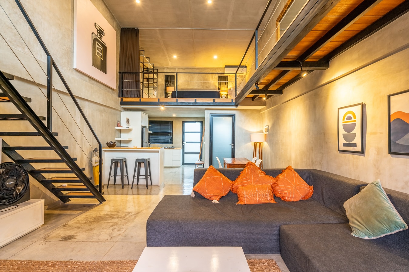 Berawa Loft 2 - 1 Bedroom Loft with Poolside BBQ in Canggu, Bali — image 3