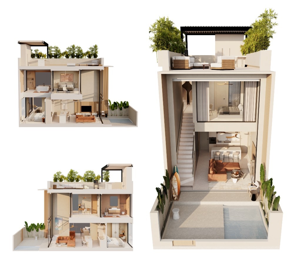 Modern 2BR Oceanview Villa w/ Pool & Rooftop in Canggu, Bali — image 11