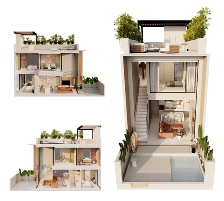 Modern 2BR Oceanview Villa w/ Pool & Rooftop in Canggu, Bali — image 10