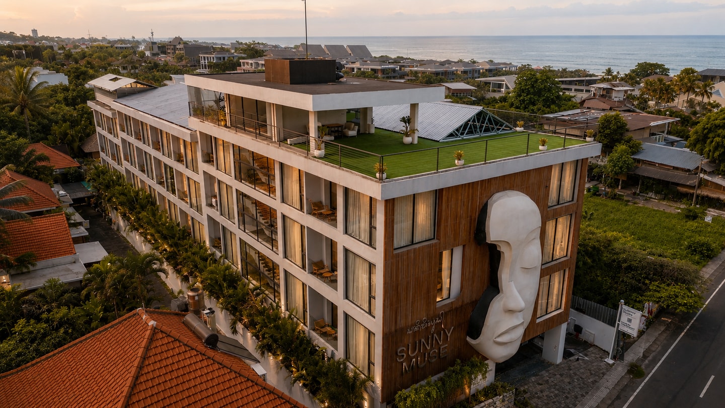 Beachside 2BR Canggu | Pool, Sauna & Rooftop Gym in Canggu, Bali