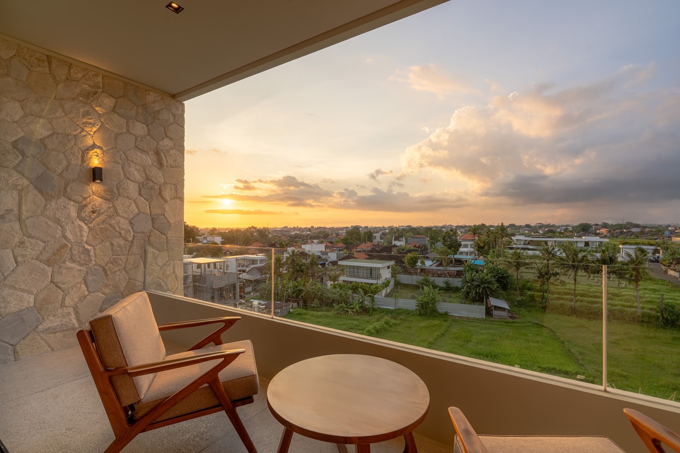 2BR Refined Canggu | Sunset Rice Fields & Pool in Canggu, Bali