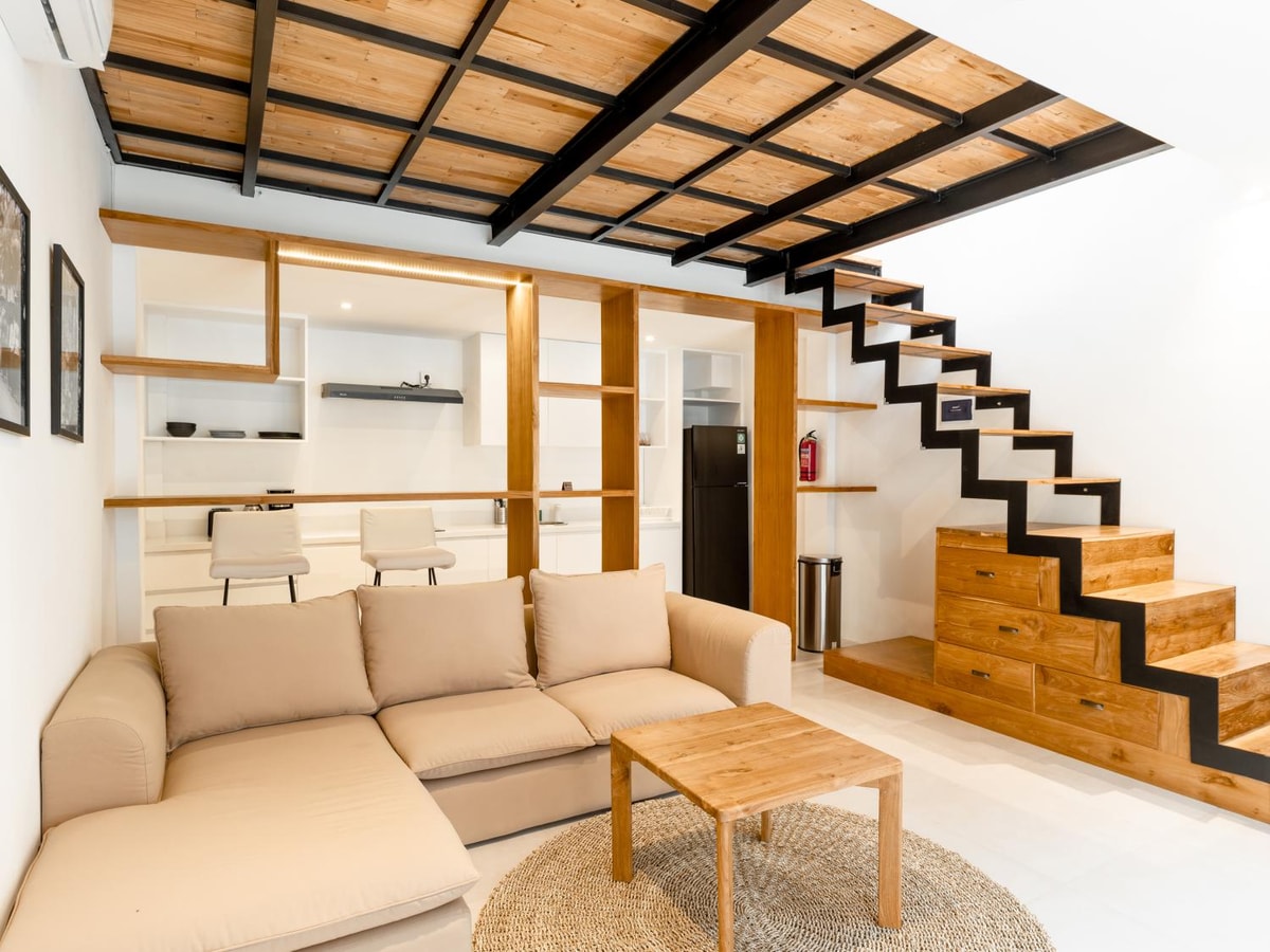 Tropical 1BR Loft with Shared Pool in Berawa in Canggu, Bali — image 11