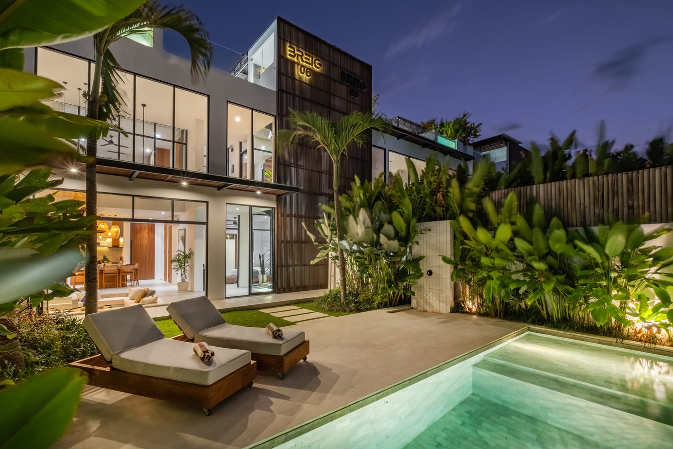 Canggu 3BR Designer Villa w Rooftop Lounge & Pool in Canggu, Bali — image 11