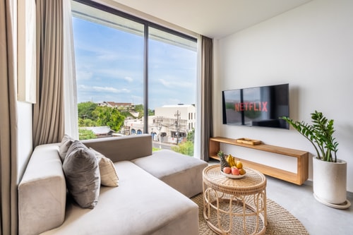 Beachside 1BR Canggu | Rooftop Gym, Sauna & Pool in Canggu, Bali — image 12