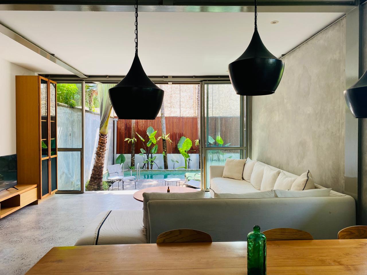 Modern 2-Bedroom Villa with Private Office for Yearly Rental in Umalas