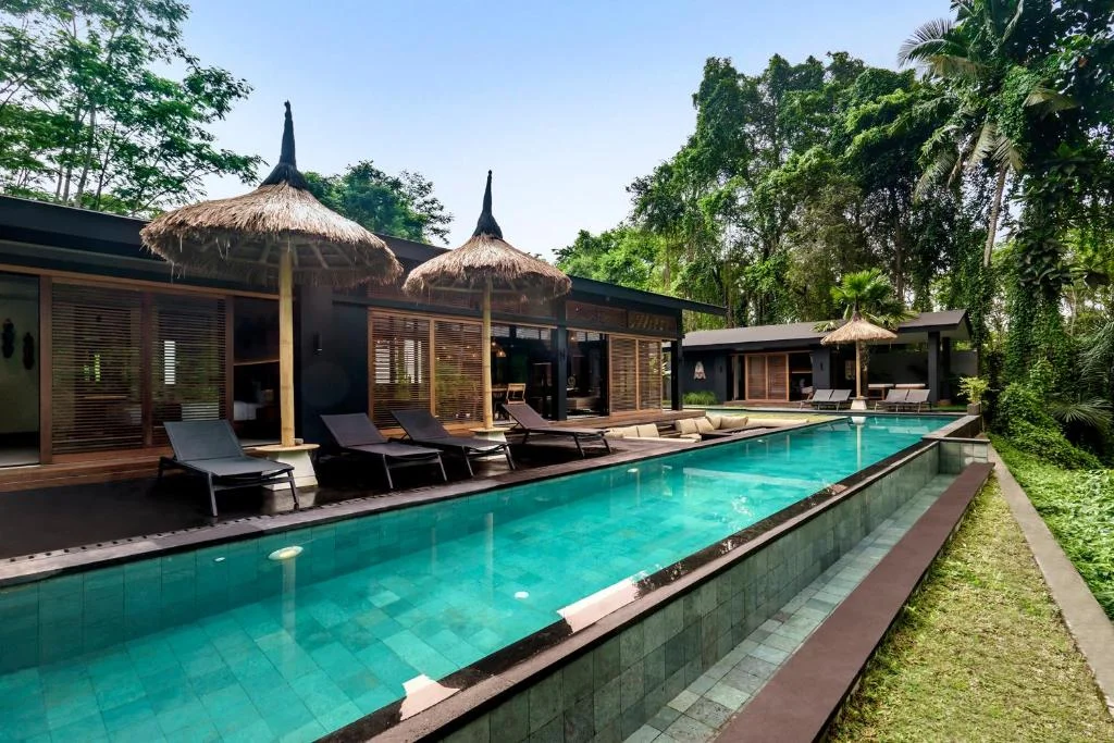 Unique 5-Bedroom Jungle Villa with Poolside Fireplace in Ubud, Bali — image 16