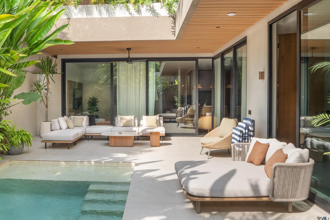 Elegant 4-Bedroom Riverside Villa for Monthly Rent in Pererenan — image 3