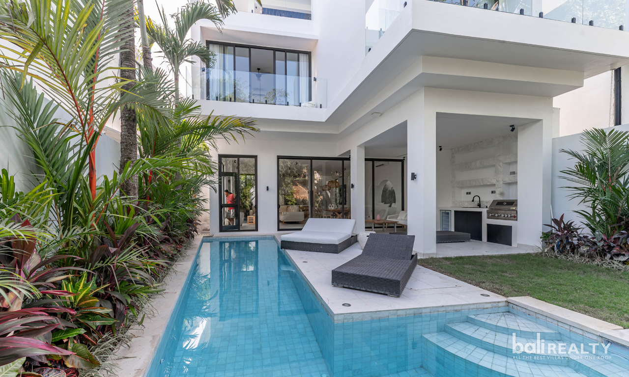 River view 3 bedroom Villa in Central Pererenan Beachside – 3010