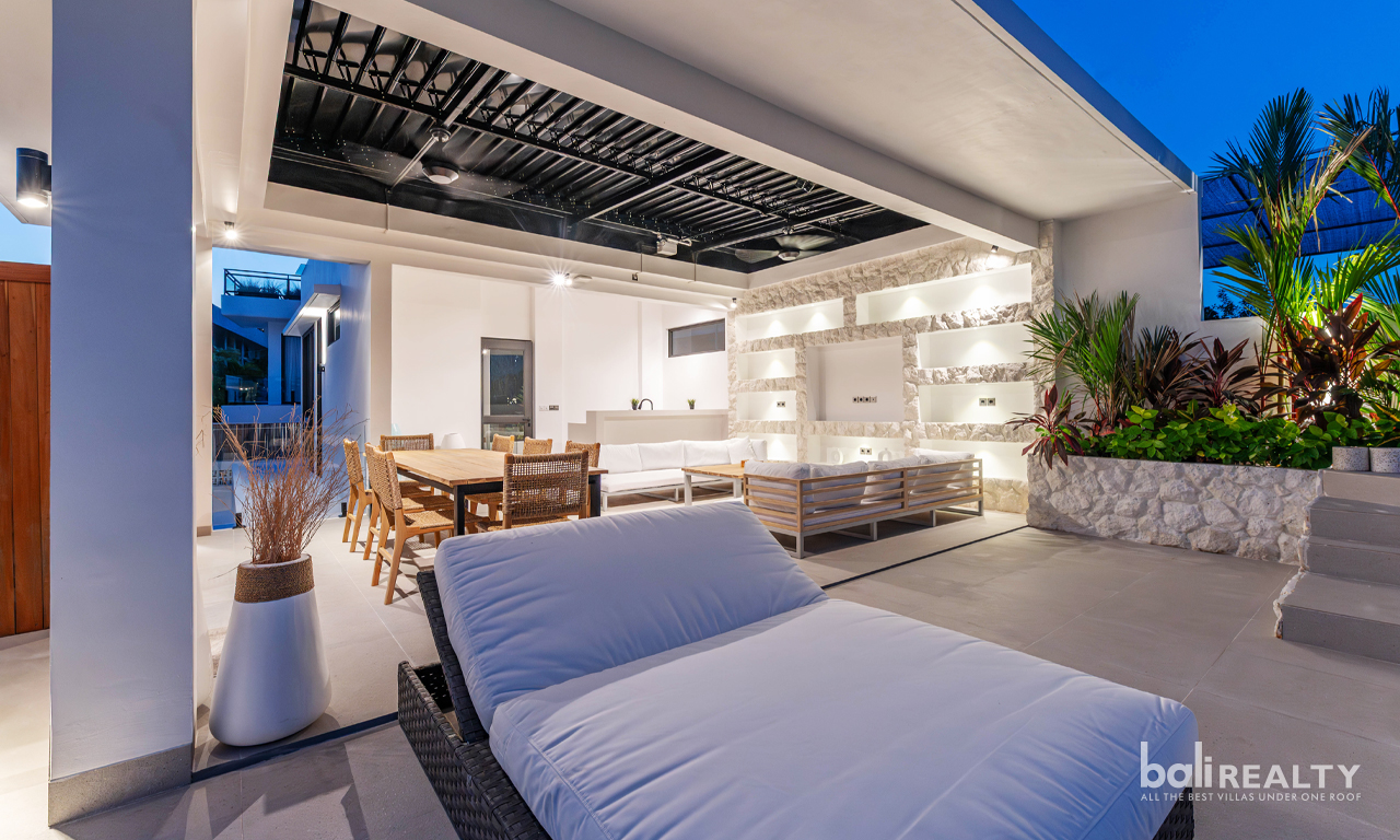 River view 3 bedroom Villa in Central Pererenan Beachside – 3010 — image 14