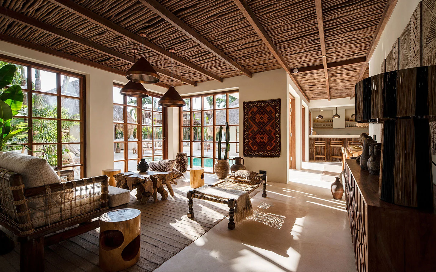4BR Bohemian Modern Luxury Villa near Pererenan Beach in Canggu — image 14