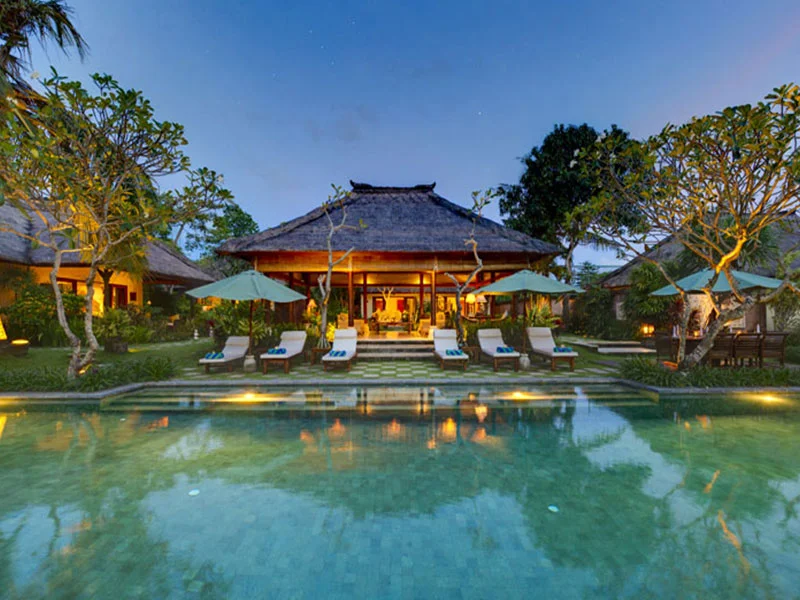 5-Bedroom Riverside Estate in Umalas – Tennis Court, 18m Pool, Near Seminyak – BVI4325