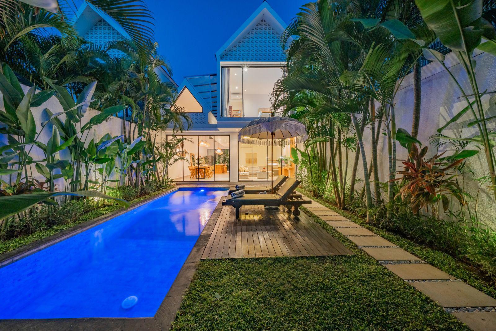Modern 3 Bedroom Villa for Monthly & Yearly Rent in Berawa, Canggu