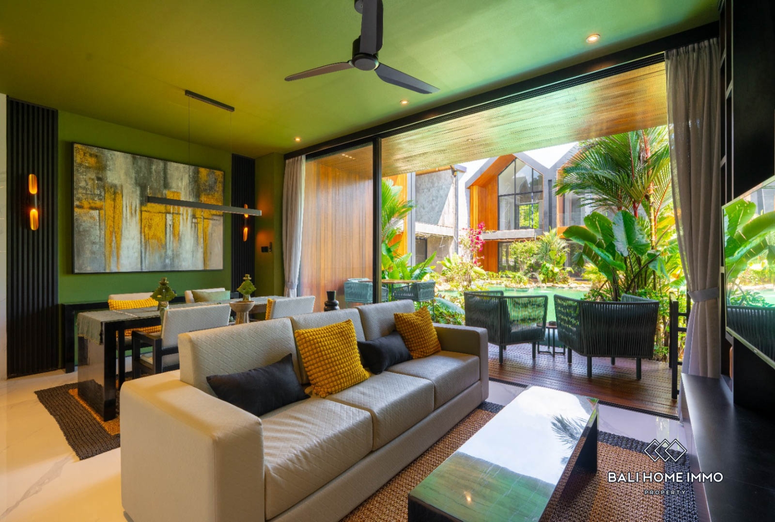 Brand New 1 Bedroom Villa with Ricefield view For Rent in Ubud — image 2