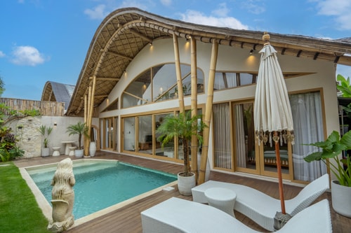 Central Canggu 2BR Tropical Bamboo Villa | Pool in Canggu, Bali — image 14