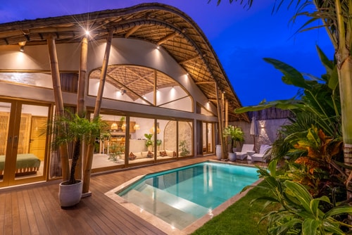 Central Canggu 2BR Tropical Bamboo Villa | Pool in Canggu, Bali — image 1