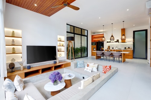 3BR: w/ Sunken living and Plunge Pool Rooftop #1 in Canggu, Bali — image 2