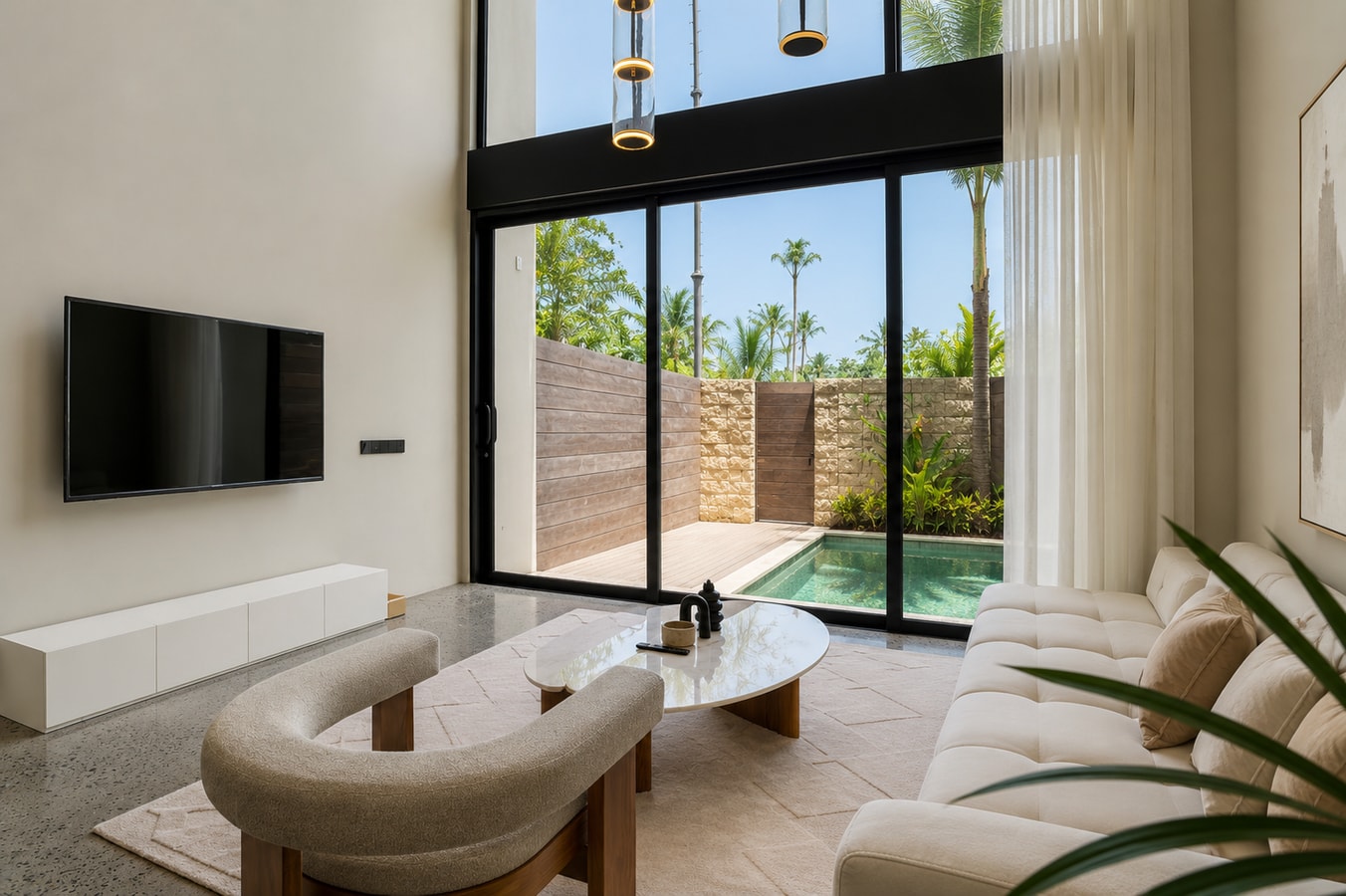 3BR Private Pool Townhouse in Nuanu, Canggu in Canggu, Bali