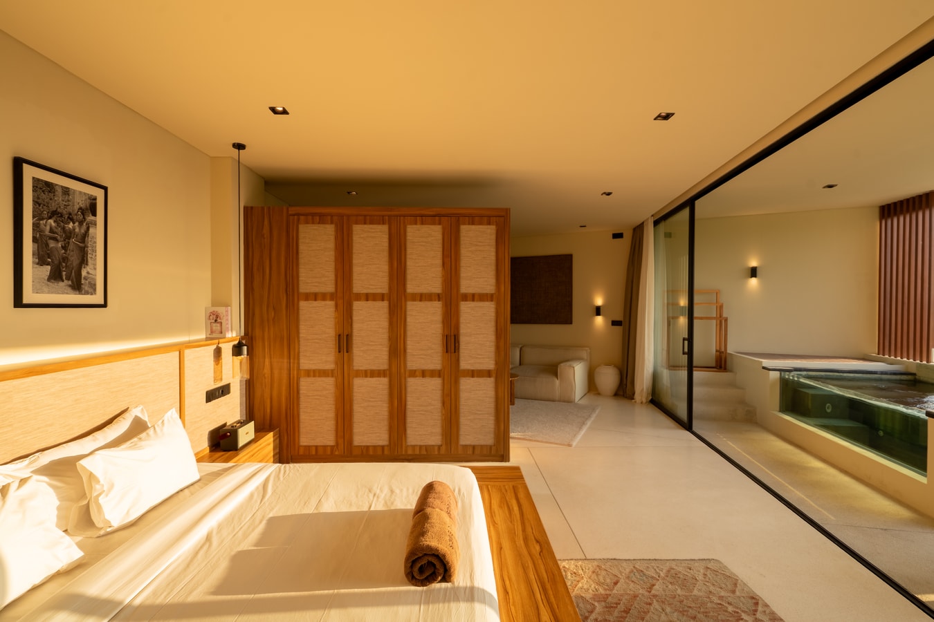 Luxe 1BR Canggu Studio | Sunset Paddy Pool Balcony in Canggu, Bali — image 3