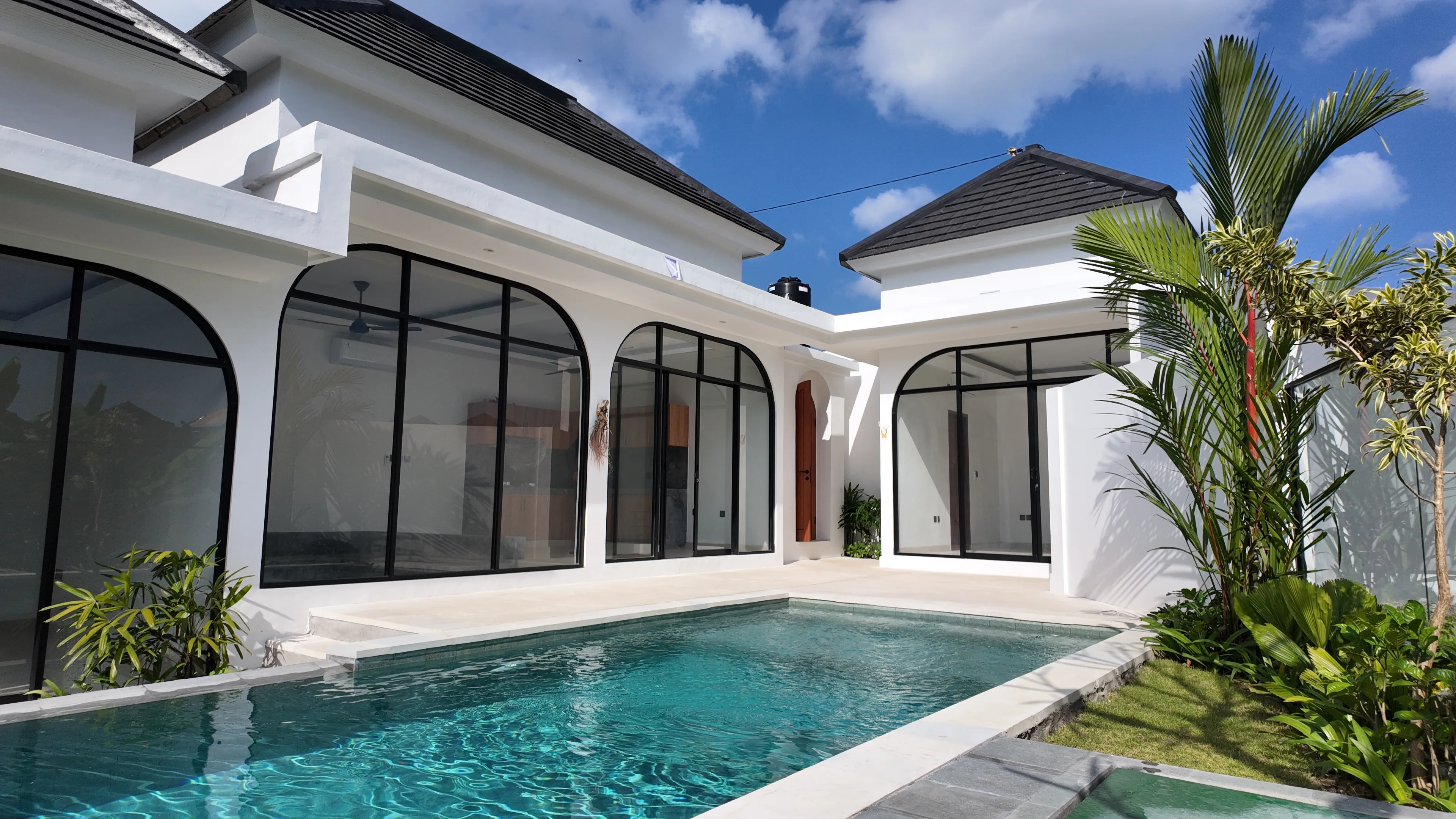 Modern 2-Bedroom Villa with River & Rice Field Views in Bali