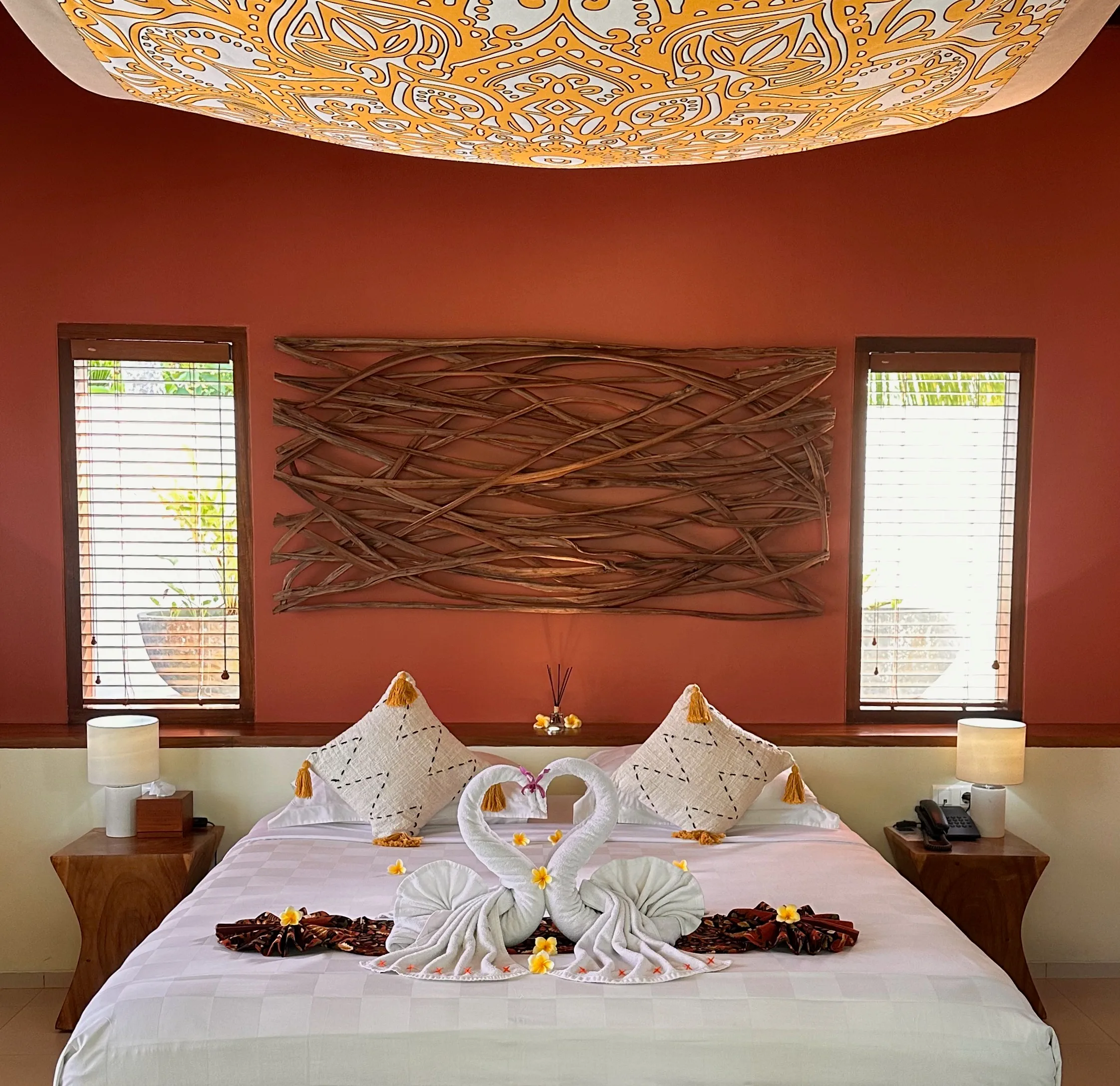 6-Bedroom Villa for Rent in Ubud – Spacious Home with Rice Field View