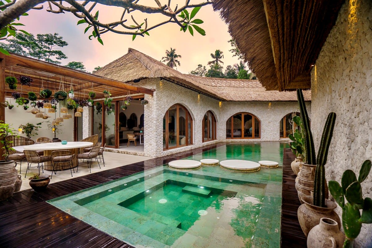 Courtyard Villa Baha · 6BR · Ubud — 6BR Villa Rental in Ubud