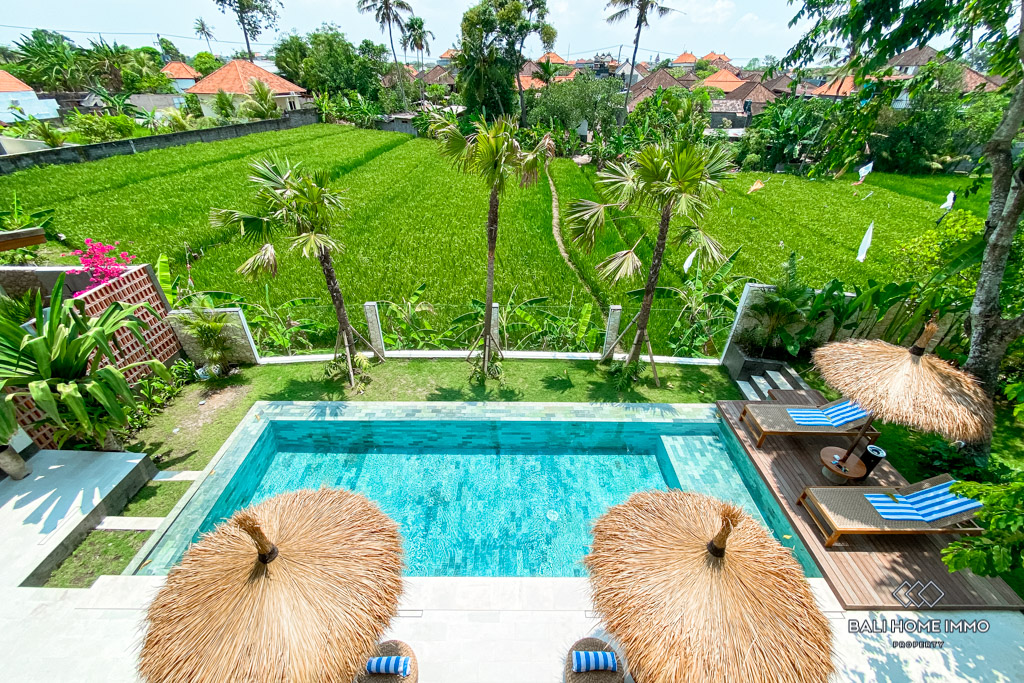 RICEFIELD VIEW 3 BEDROOM VILLA FOR YEARLY RENTAL IN BALI CANGGU RESIDENTIAL SIDE — image 4