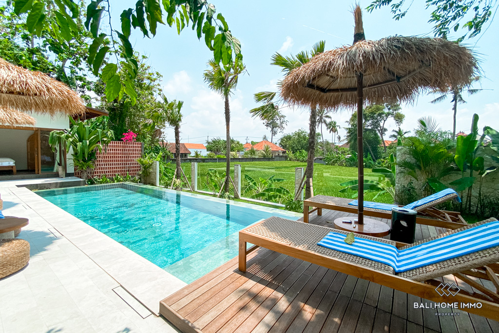 RICEFIELD VIEW 3 BEDROOM VILLA FOR YEARLY RENTAL IN BALI CANGGU RESIDENTIAL SIDE — image 3