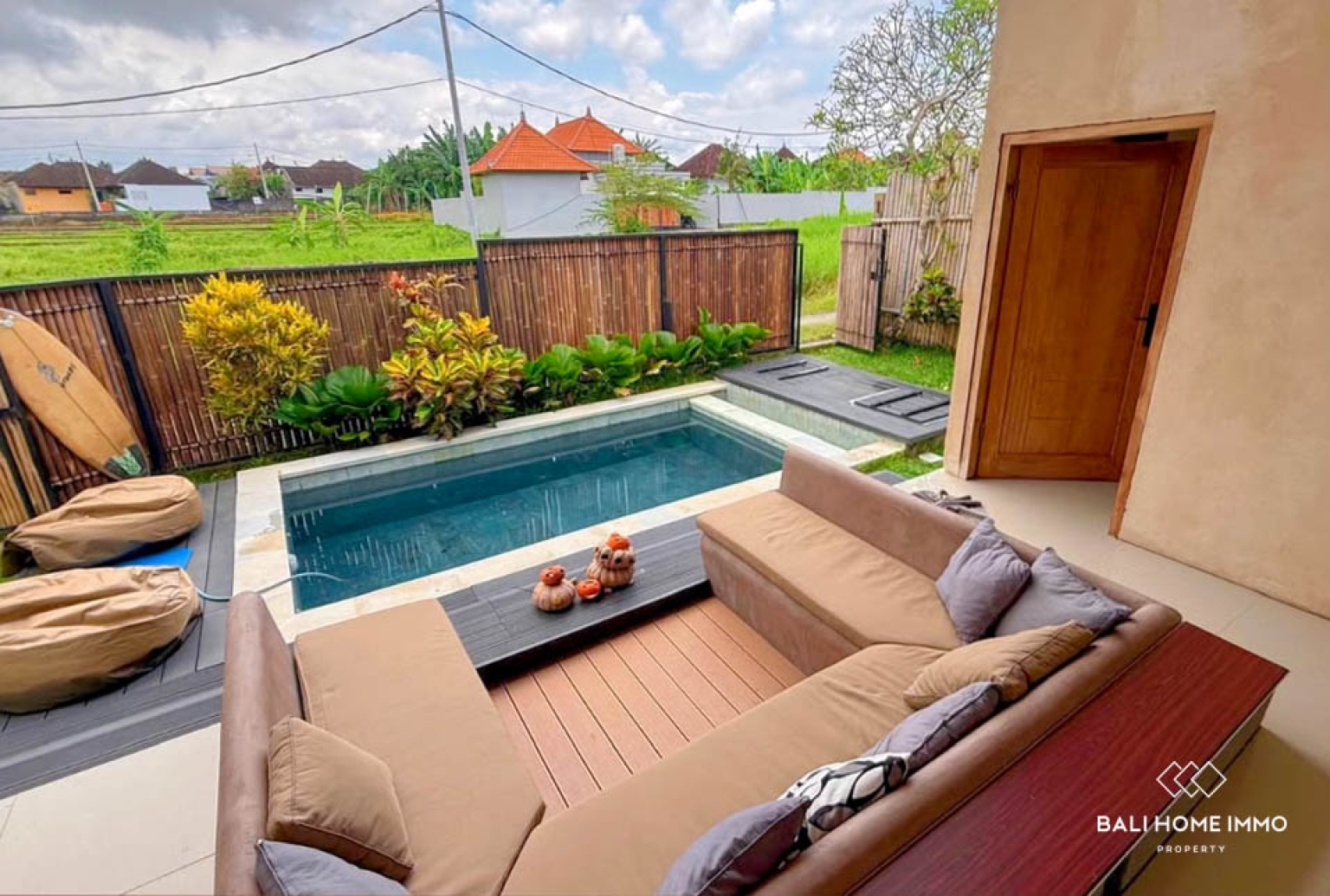 Tropical 2 bedroom Villa & 6 Bedroom Guest House for rent in Canggu
