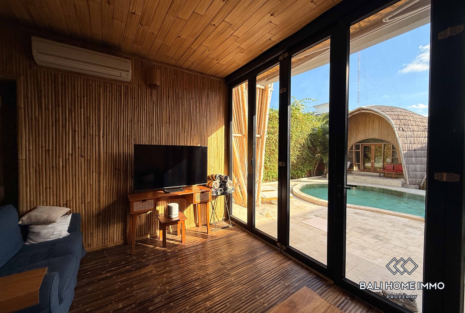 Unique Bamboo Style 6 Bedroom Villa For Rent in Legian — image 1