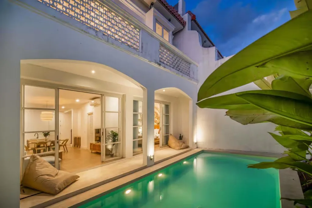 3-Bedroom Villa with Rice Field Views in Berawa, Canggu