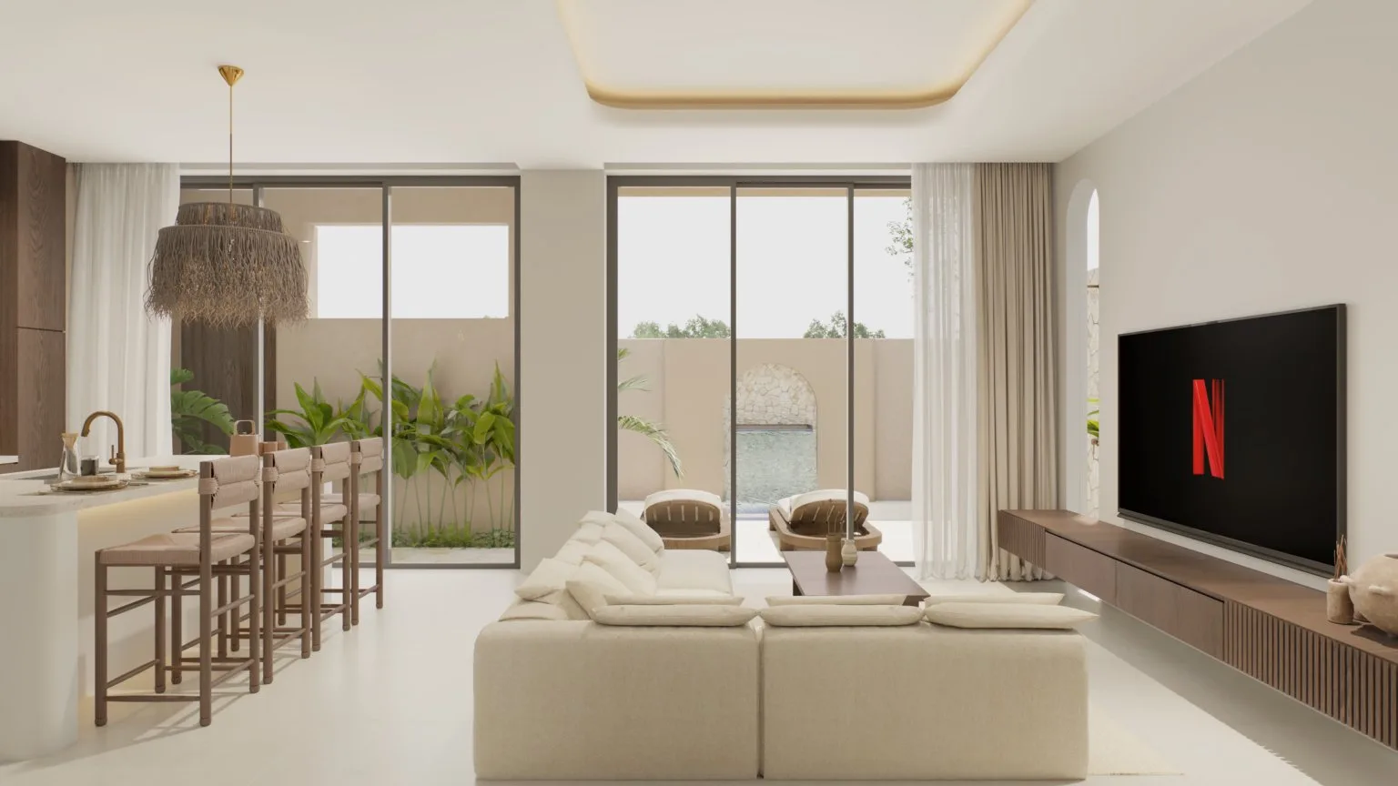 3-Bedroom Rooftop Villa with Ocean View in Ungasan, Uluwatu — image 5