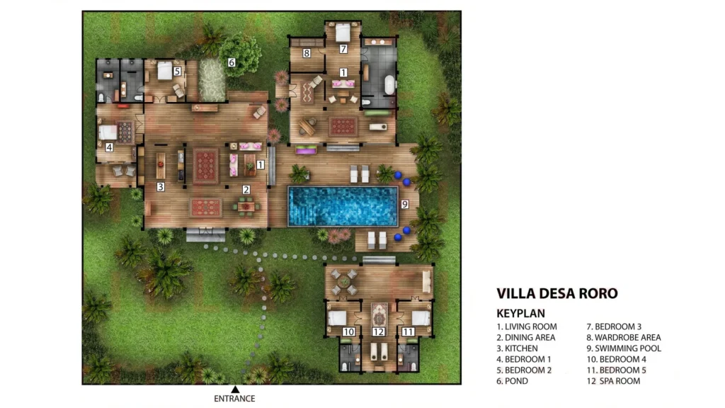 Villa Desa Roro Estate in canggu — image 11