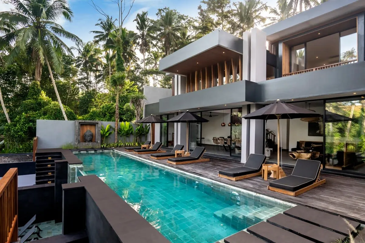 6 BR Jungle-View Tropical-Modern Villa Ubud — 6BR Villa Rental in Ubud — image 15